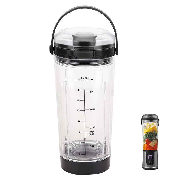 Ersatz-Mixerbecher mit Deckel für Ninja Blast Portable Blender BC100 & BC151 Serie: 510.3 g Blender