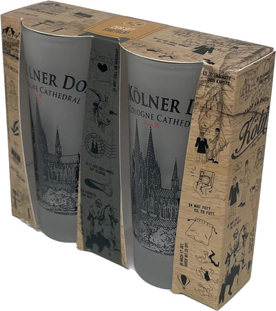 3forCologne Schnapsgläser 6,5cl | 6er Set | Kölner Dom| Pinnchen, Shotgläser, Tequila, Vodka, Obstle