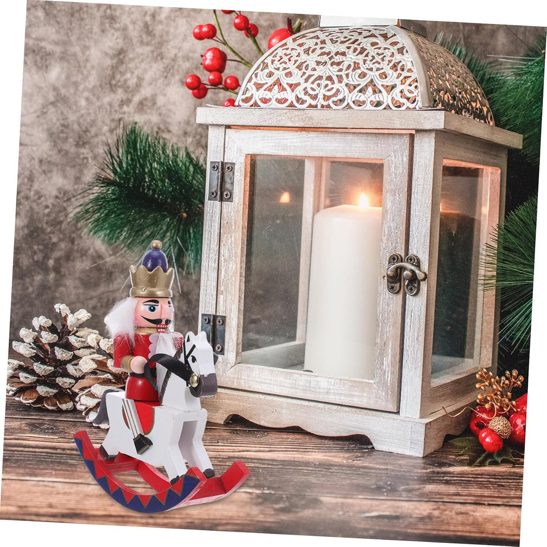 VANZACK Nussknackerfiguren Aus Holz Für Weihnachtsdeko Tischdekoration Und Christbaumschmuck Traditi