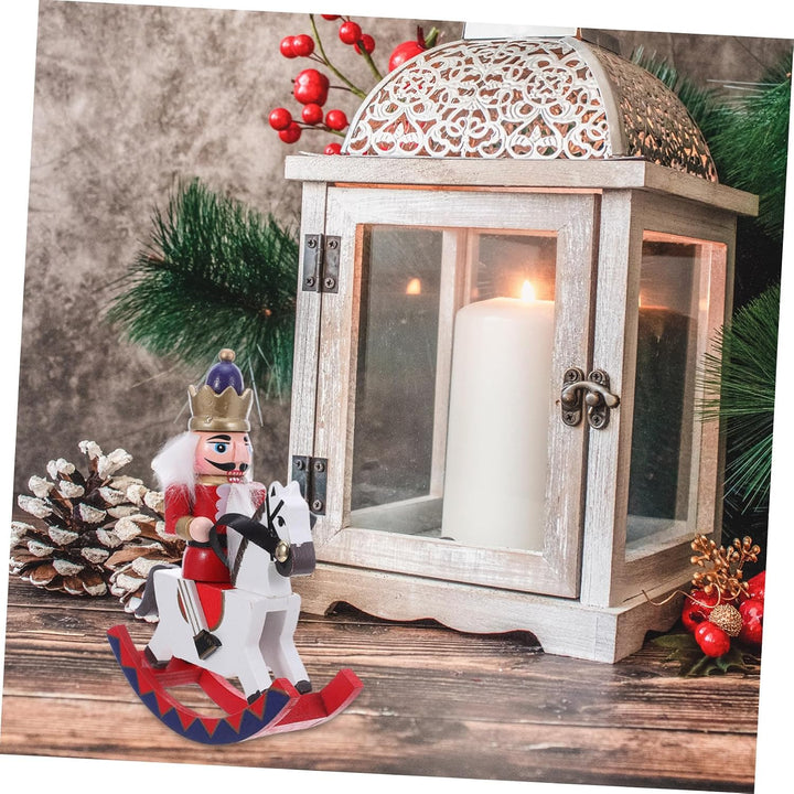VANZACK Nussknackerfiguren Aus Holz Für Weihnachtsdeko Tischdekoration Und Christbaumschmuck Traditi