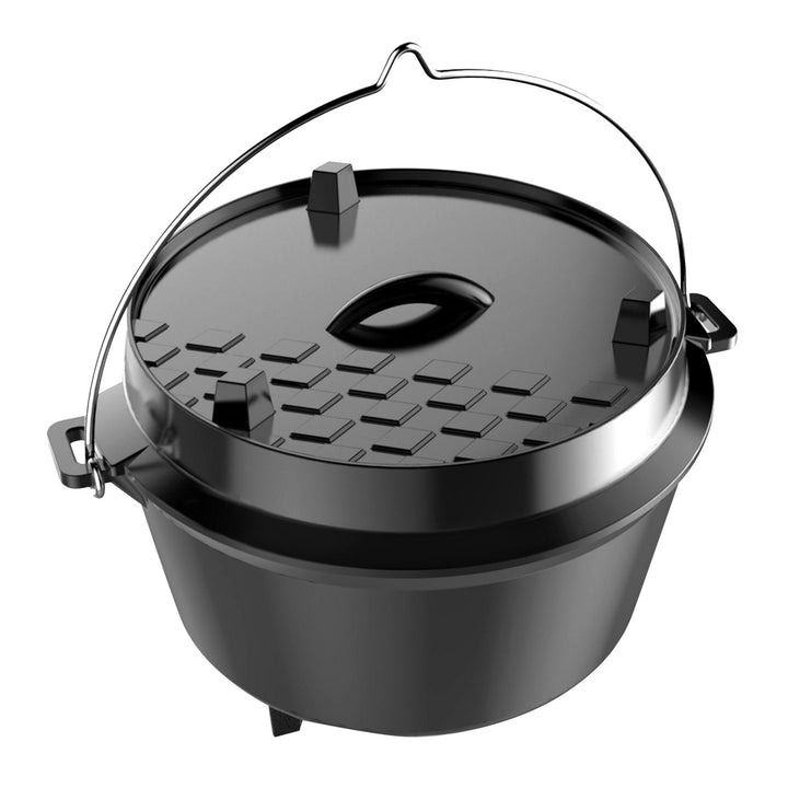 tepro Grillzubehör Guss-Dutch Oven M, Füllmenge: ca. 8 Liter, medium, medium