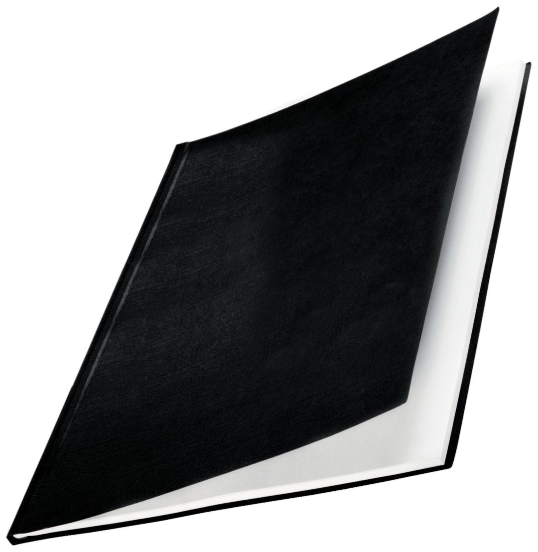 Leitz 73970095 Buchbindemappe impressBIND, Hard Cover, A4, 28 mm, 10 Stück, schwarz