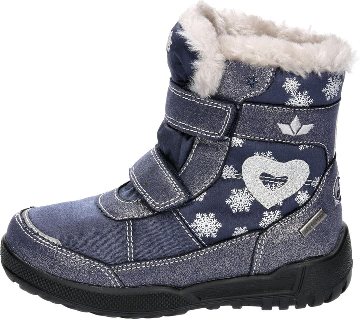 Lico Mädchen Antonia V Schneestiefel 25 EU Marine Silber, 25 EU Marine Silber