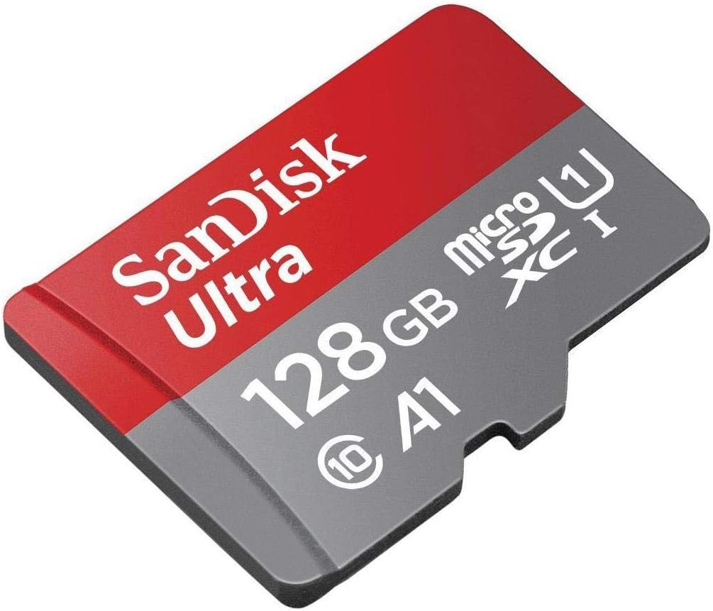 SanDisk Ultra 128GB MicroSDXC Speicherkarte + SD-Adapter mit A1 App-Leistung bis zu 100 MB/s, Klasse