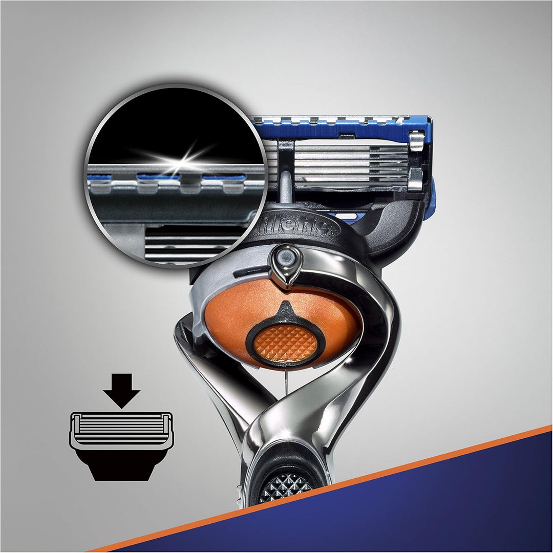 Gillette Fusion 5 ProGlide Rasierer Herren mit Trimmer für Präzision und Gleitbeschichtung, Rasierer