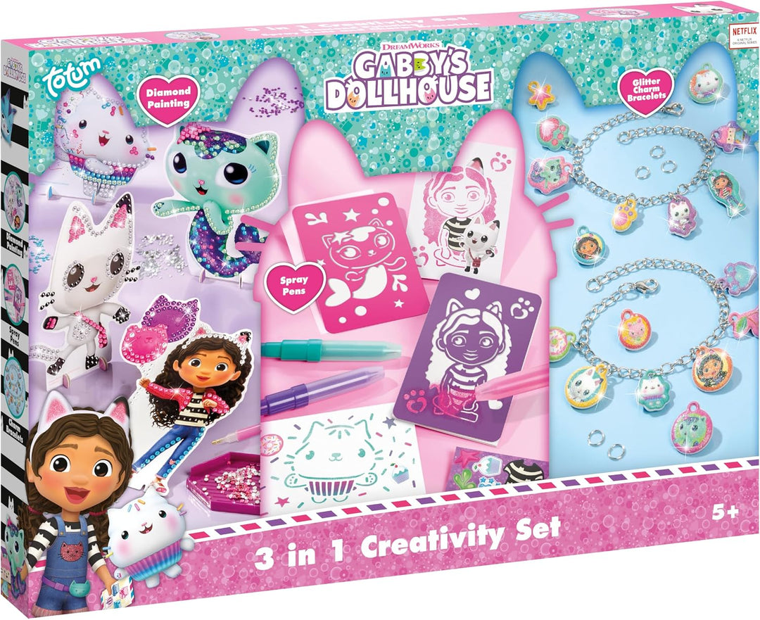 Gabbys Poppenhuis - 3in1 Kreativitätshandwerk Set