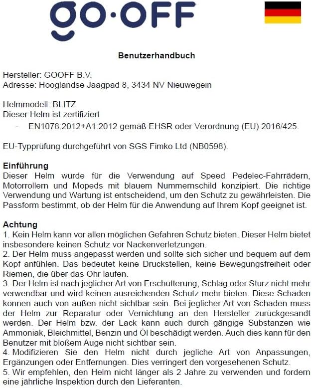 GOOFF Skatehelm - CE & NTA Zertifiziert - Skatehelm für Erwachsene und Kinder - auch als Fahrrad & S