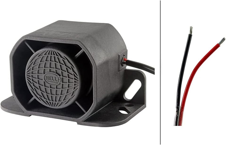HELLA - Rückfahrwarner - BM30 - Frequenzbereich: 1200Hz - geschraubt - Kabel: 150mm - Stecker: offen