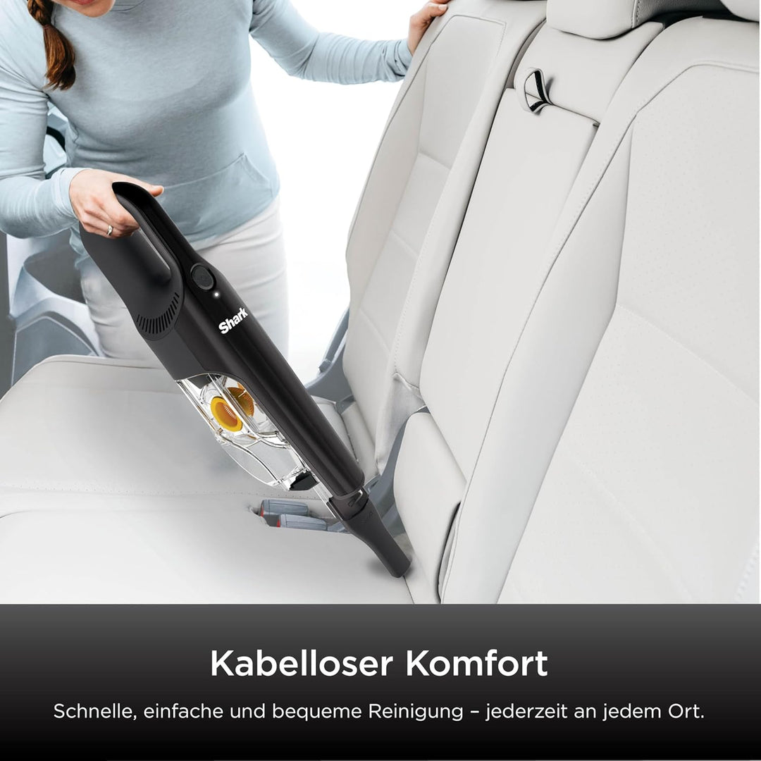 Shark HandVac kabelloser Handstaubsauger [CH950EUT], Modell für Haustierbesitzer, kabelloser Staubsa