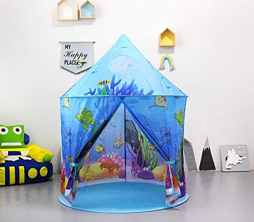 Benebomo Kinderzelt,Spielzelt,Blau, Ozean,Spielzelt Jungen,Spielzelt mädchen,Zelt kinderzimmer,Gebur