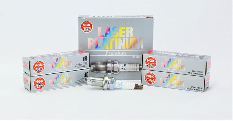 NGK 3199 BKR6EQUP Premium Platinum Laser Zündkerzen, 4