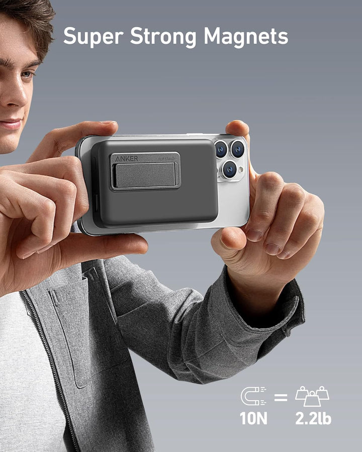 Anker 633 Magnetic Battery, 10.000mAh einklappbare magnetische kabellose Powerbank, Nur kompatibel m