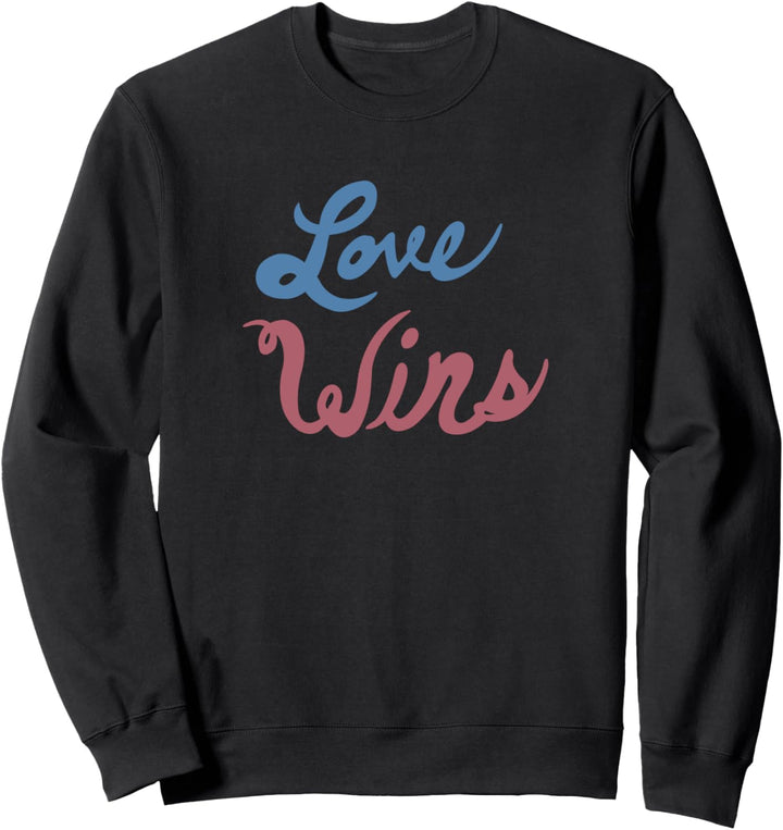 Americana Love Wins Red White and Blue Sweatshirt