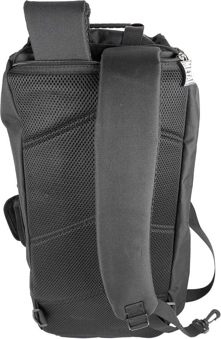 METAL BOXE A Boxing Rücken mit Bretalls oder klassischer Tasche mit Griffen und Schultergurt. Unisex
