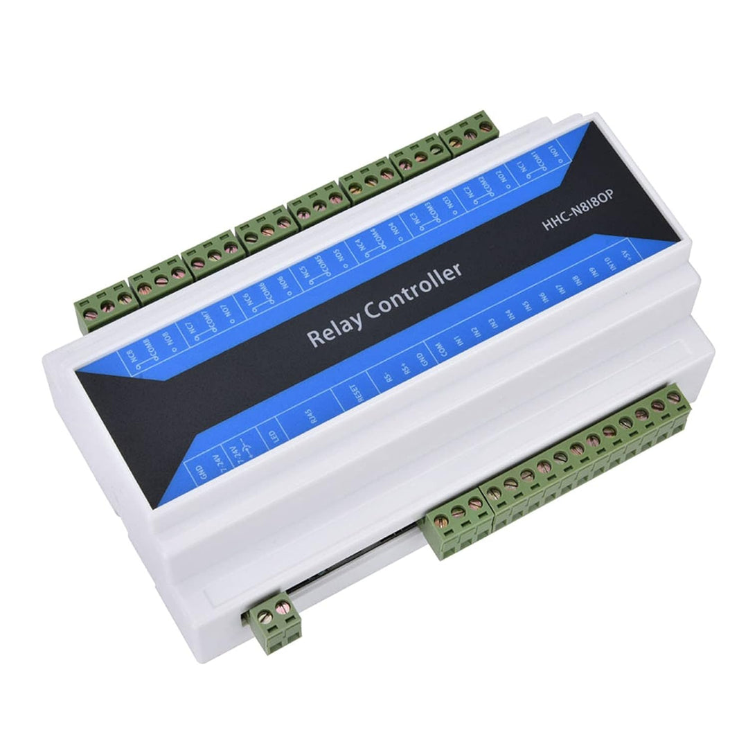 Fafeicy 8 Kanälen Ethernet Relais, Netzwerk Relaismodul, Fernbedienungsrelaisgerät, fünf Arbeitsmodi
