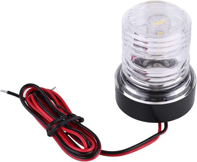 Bediffer 12V weisses LED-Ankerlicht von Marine Boat Yacht Navigation mit rundum weissem 360 ° weisse