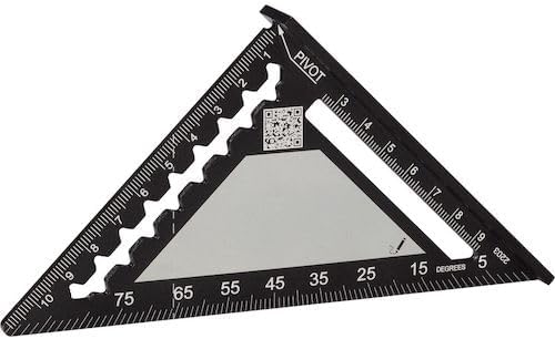 Hultafors Anschlagdreieck MMRS (Länge 110 mm, für 45°- und 90°-Winkel, starke Kante als Sägeführung,