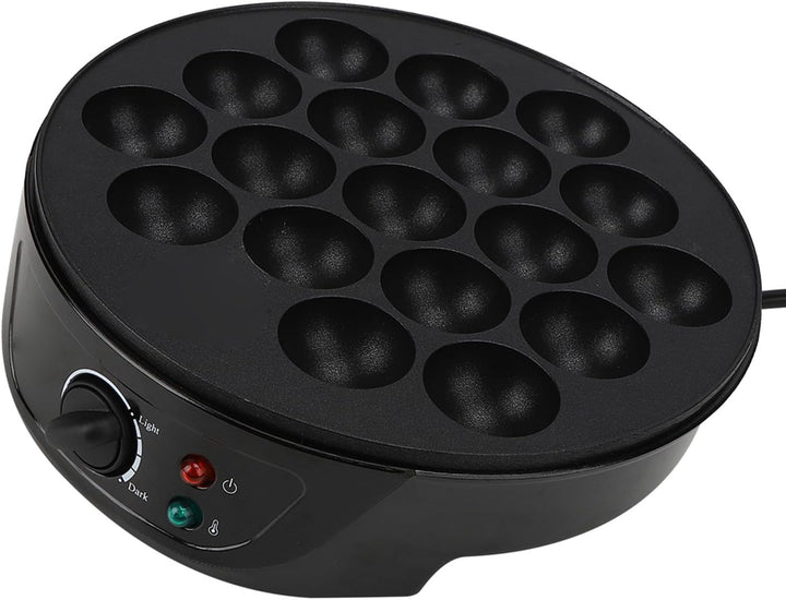 18 Runde Formen, Antihaftbeschichtung, 750W, 4cm Öffnung, Elektrische Takoyaki Maschine zum Geniesse