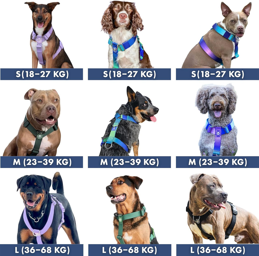 Spark Paws No Pull Hundegeschirr mit Griff für grosse Hunde, strapazierfähiges Hundegeschirr für gro