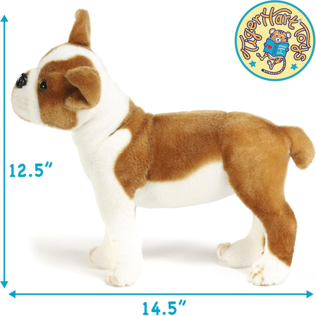 Bobby The Boston Terrier Boxer - 14 Inch Stuffed Animal Plush