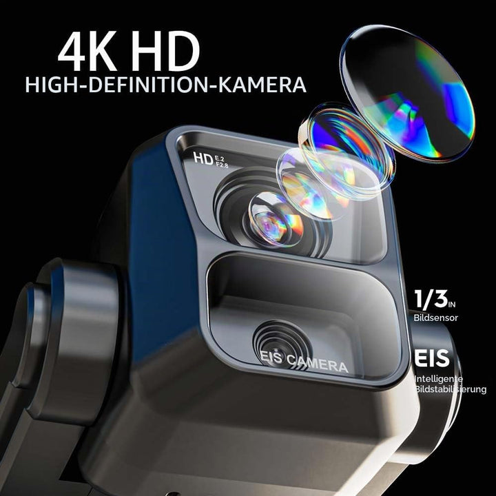 X-Verse KF100MAX Drohne mit Kameras 4K HD EIS, Bildschirmfernsteuerung, RC 6km, 3 Achsen Gimbal, 360
