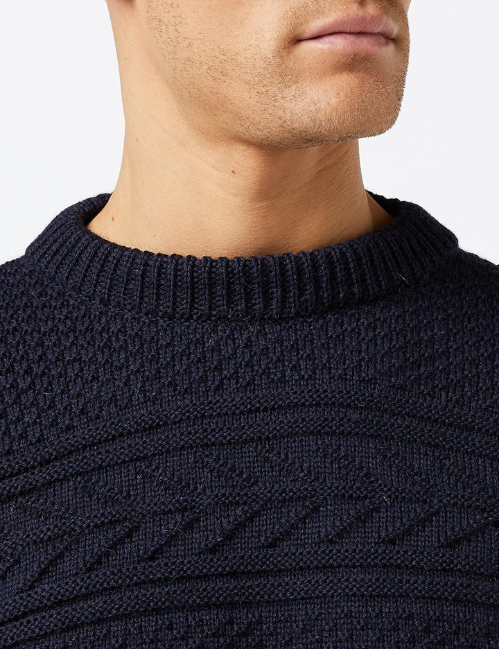 Nauticalia Crew Neck Guernsey Navy L, Navy L