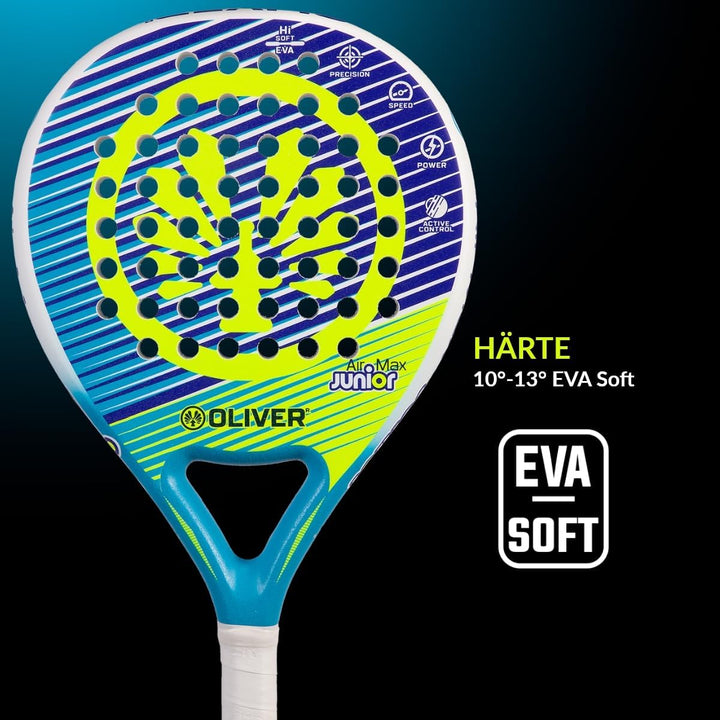 Oliver Padel Schläger Air Max Junior für Kinder & Junioren - FRP - Eva Soft - Padel Tennis Anfänger