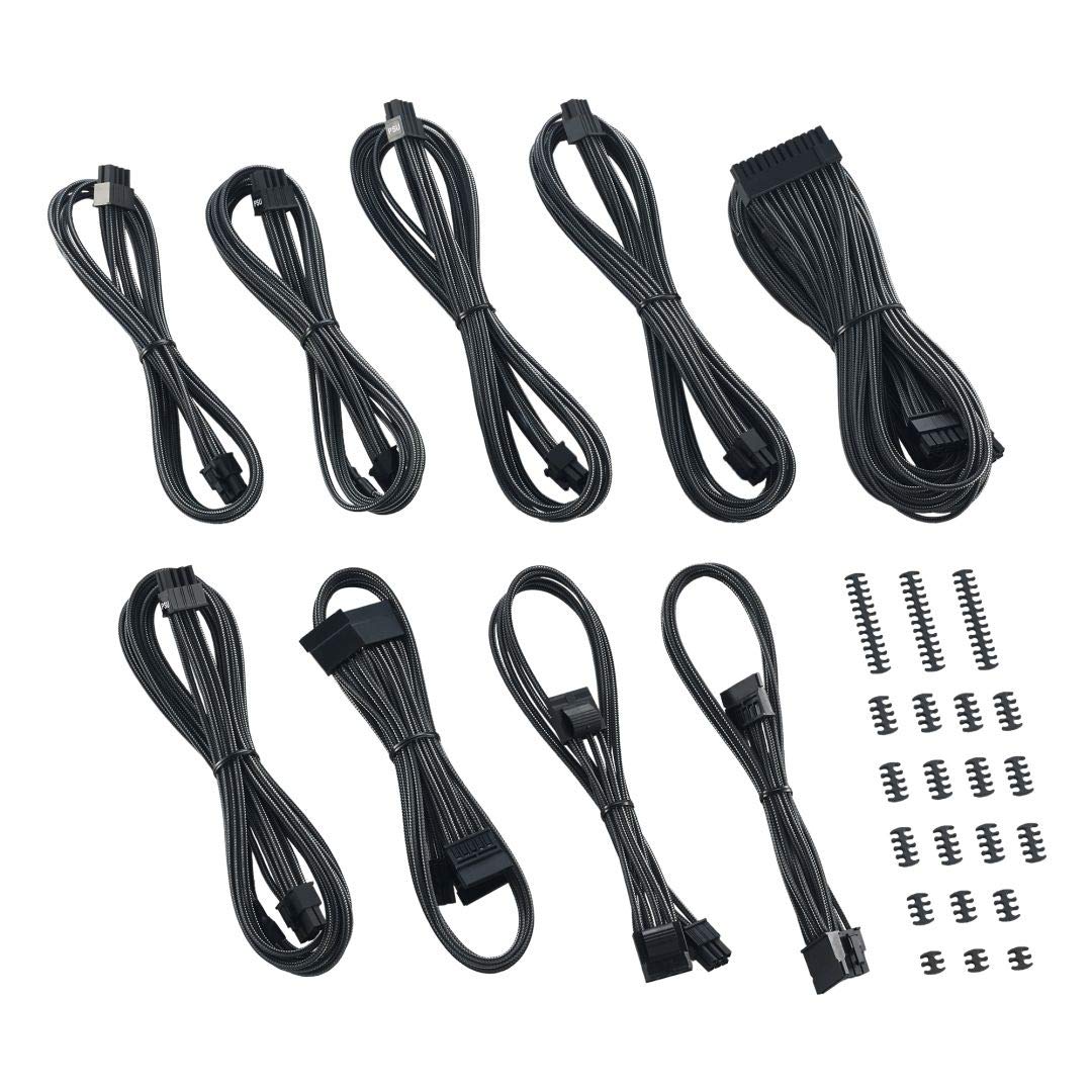 Cablemod Classic ModMesh C-Serie Corsair RMi & RMX - Carbon kohlefarben, kohlefarben