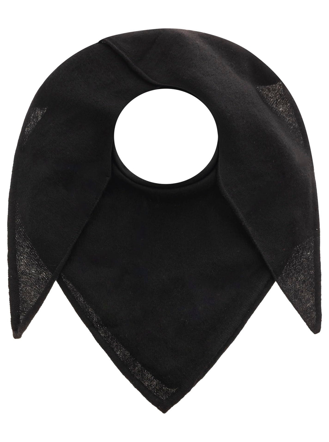 Zwillingsherz Damen Dreieckstuch Uni aus 100% Kaschmir Winter-Schal (1er Pack) Einheitsgrösse Schwar