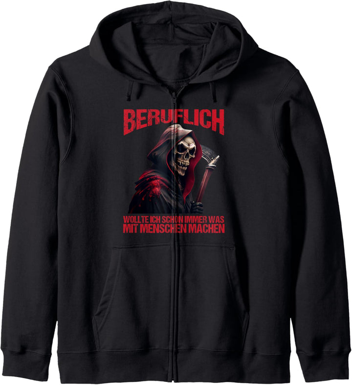 Beruflich wollte ich schon immer was mit Menschen machen Kapuzenjacke