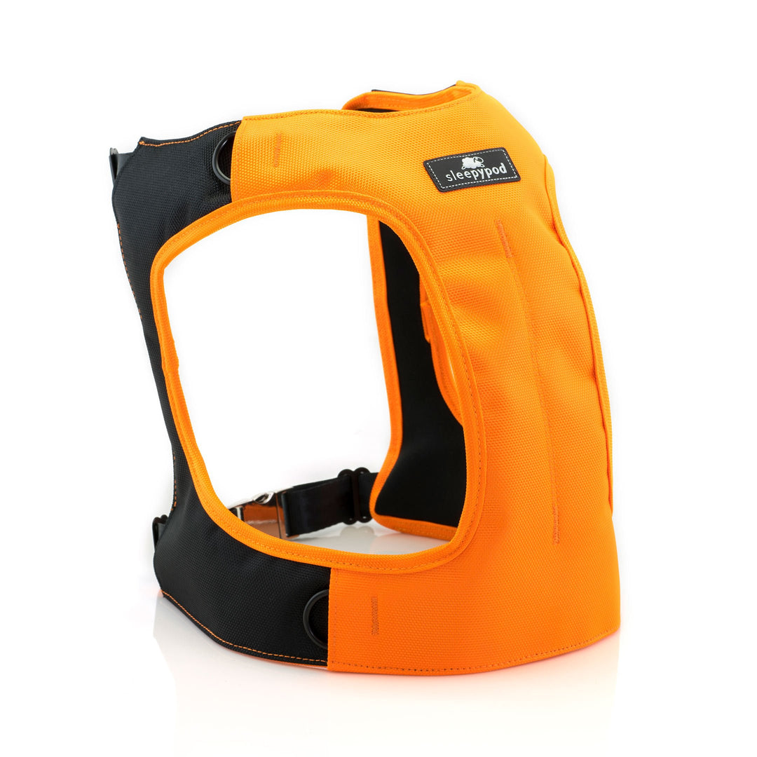 Sleepypod Clickit Terrain Auto-Sicherheitsgurt Sicherheitsgurtgeschirr für Hunde (XL, Orange Dream)