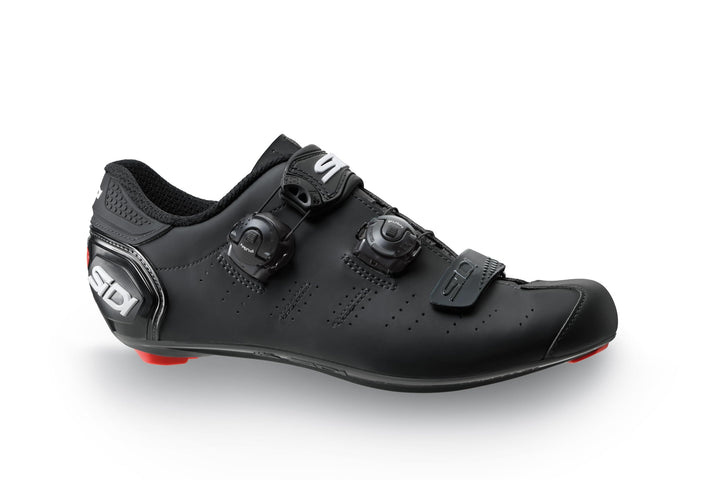 Sidi Ergo 5 Mega Fahrradschuhe für Herren, Herren, Weiss SCHWARZ 47 EU Mattschwarz, 47 EU Mattschwar