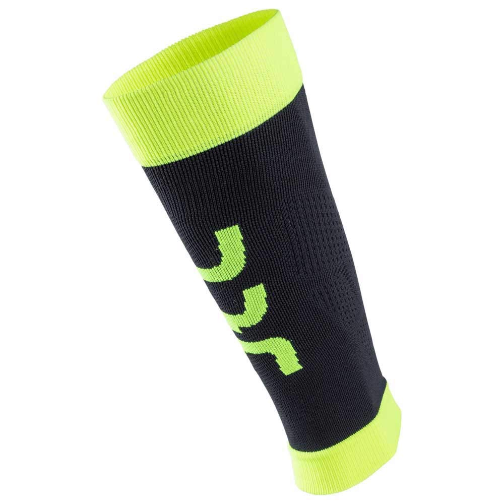 UYN Herren Calf Fly Socke Herren Socke L Black/Yellow Fluo, L Black/Yellow Fluo