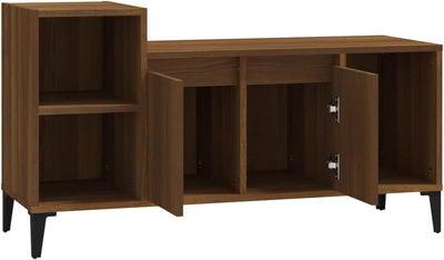 Tidyard TV Schrank mit Türen und Fächer Lowboard Fernsehtisch Fernsehschrank TV Möbel Holzwerkstoff