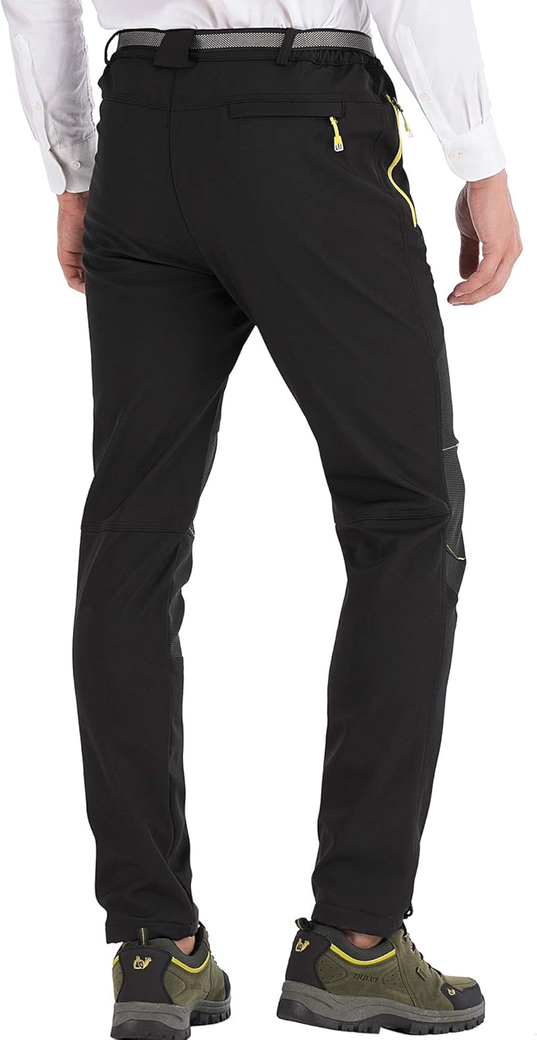 DAFENP Skihose, Wanderhose, Herren, wasserdicht, Arbeitshose, Winter, Berghose, Softshell, warm, gef