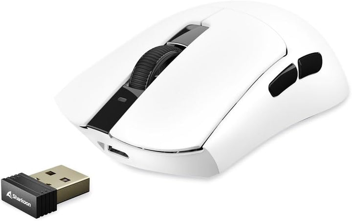 Sharkoon FIREGLIDER One Gaming-Maus, Kabelgebunden und Kabellos, Dual-Mode