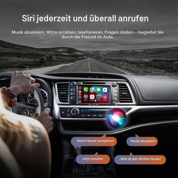 CARabc Wireless Carplay Android Auto Adapter für Toyota mit Entune2.0 2014-2019, Passend für Tundra/