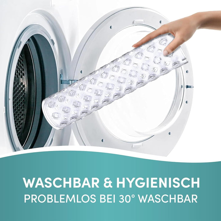 Engelbach® Duschmatte rutschfest 53x53cm - Inklusive Haken zum Aufhängen - 100% BPA-frei - Antirutsc