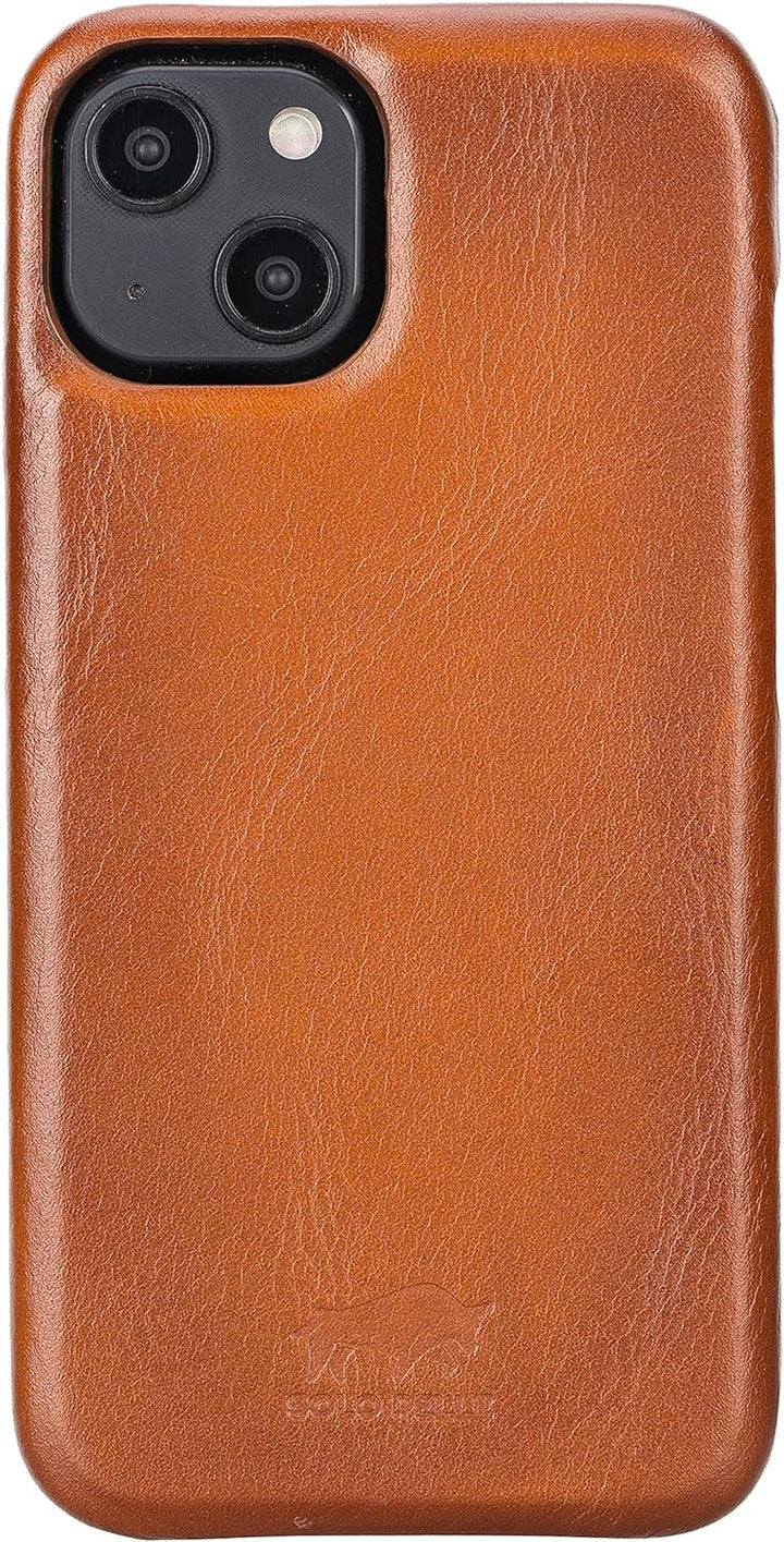 Solo Pelle Lederhülle für das iPhone 14 in 6.1 Zoll Princeton Case Leder Hülle Ledertasche Backcover
