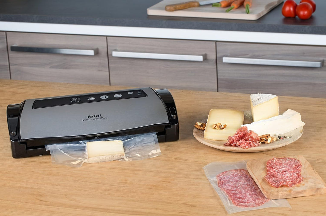 Tefal Folienschweissgerät Plus – verpackungsfirmen, 130 W Leistung, Inox, grau