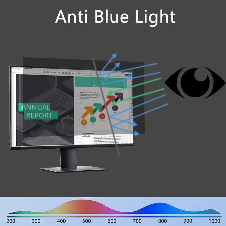 Lonkenn 24 Zoll Computer Privacy Filter, Premium Blickschutzfilter, Robust und Wiederverwendbar, Pri