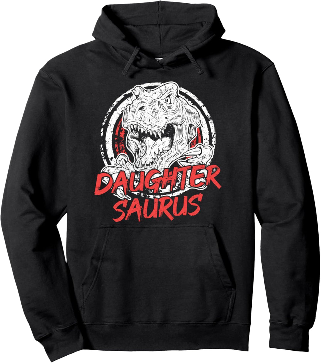 Tochter-Saurus T Rex Dinosaurier Cousin Saurus Mädchen Gesch Pullover Hoodie