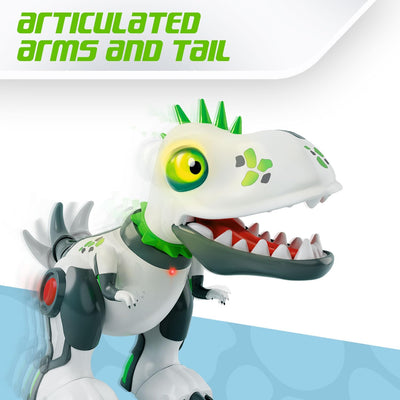 Xtrem Bots - Dinopunk Roboter Kinder | Ferngesteuerter Dinosaurier | Roboter Programmierbar 20 Aktio