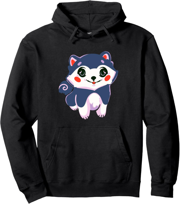 Kleiner Husky Welpe, Hund, Mädchen, Junge, Kinder Pullover Hoodie
