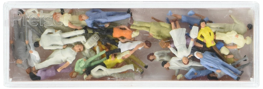 Preiser 1/87 th – pr14402 – Modelleisenbahnen – Schlaufen – 36 Figuren