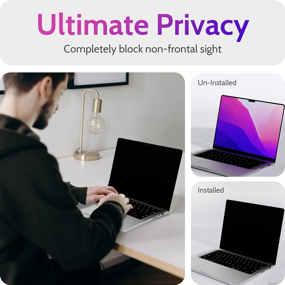 Sichtschutz kompatibel mit MacBook Pro 35.6 cm (14 Zoll), magnetisch, abnehmbar, 35.6 cm (14 Zoll) B