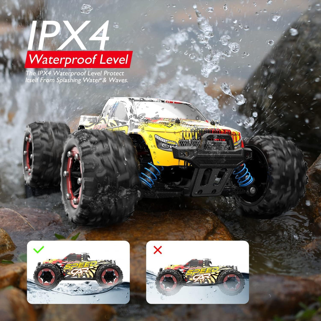 DEERC 9310 Ferngesteuertes Auto für Erwachsene und Kinder 30+MPH, Massstab 1:18, 4WD Off Road RC Mon