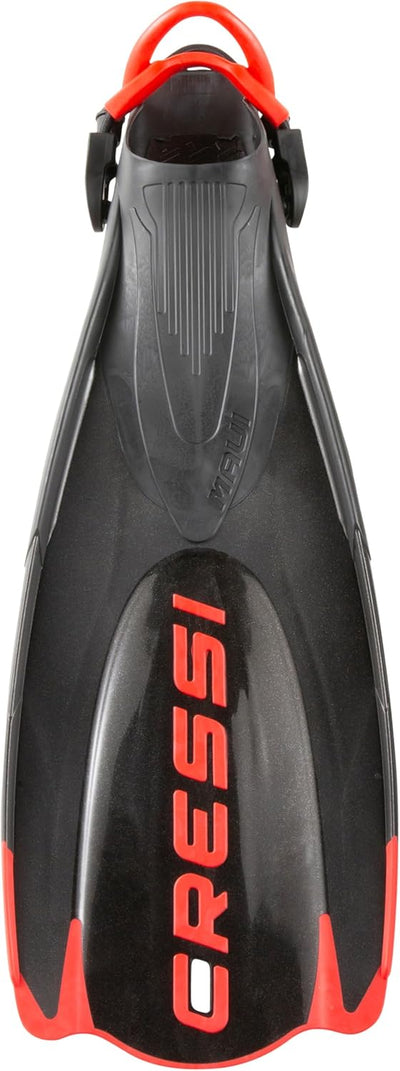 Cressi Unisex-Adult Maui Fins Flossen M/L Schwarz/Rot, M/L Schwarz/Rot