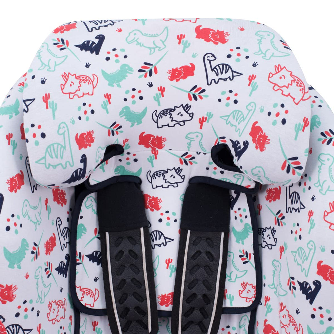 JYOKO Kids Bezug für Autositz kompatibel mit Axkid (Dino Party, Axkid Minikid Kidzone Duofix) Axkid