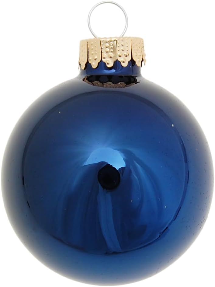 Krebs Glas Lauscha - Weihnachtsdekoration/Christbaumschmuck aus Glas - Weihnachtskugeln - Motiv: Bla